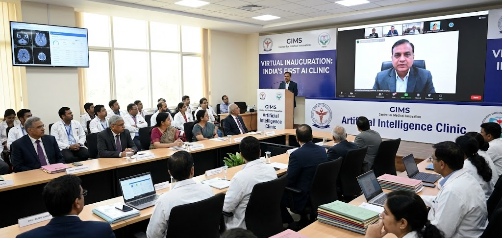 India Inaugurates First Government AI Clinic at GIMS Greater Noida
